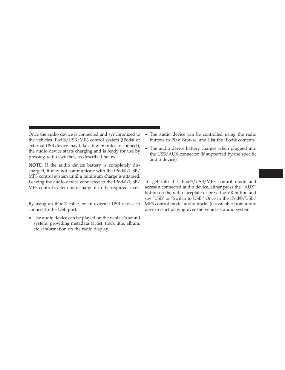 Using this feature, Controlling the ipod® or external usb device, Using radio buttons | Jeep 2014 Wrangler - Owner Manual User Manual | Page 393 / 678