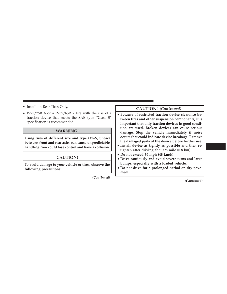 Jeep 2014 Wrangler - Owner Manual User Manual | Page 509 / 678