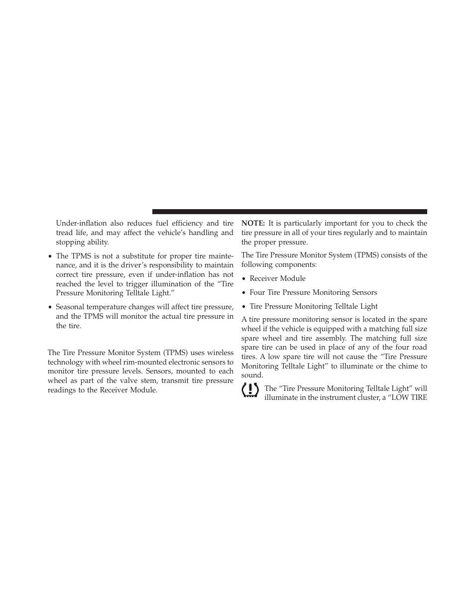 Premium and base tpm system | Jeep 2014 Wrangler - Owner Manual User Manual | Page 514 / 678