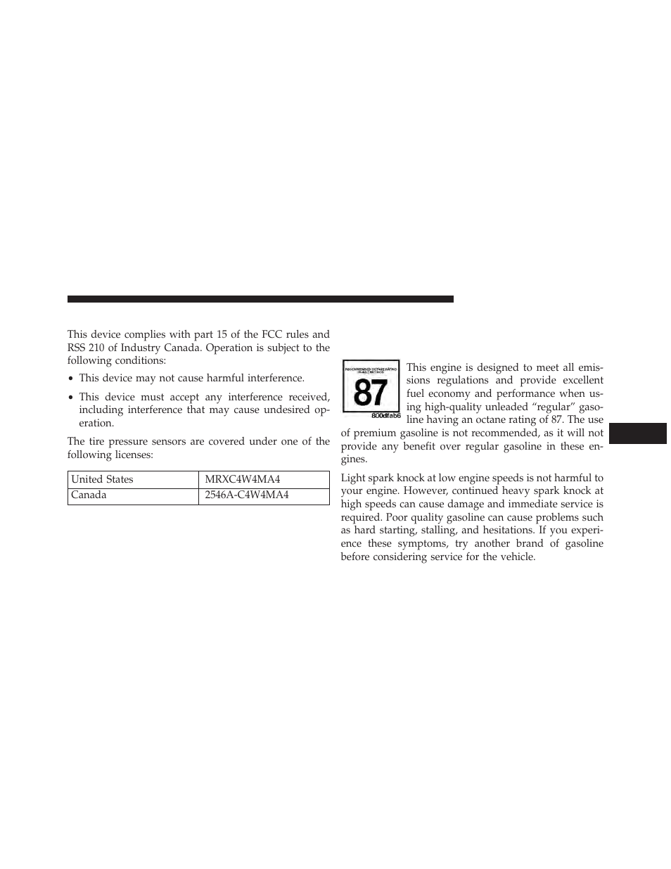 General information, Fuel requirements, 6l engine | Jeep 2014 Wrangler - Owner Manual User Manual | Page 523 / 678