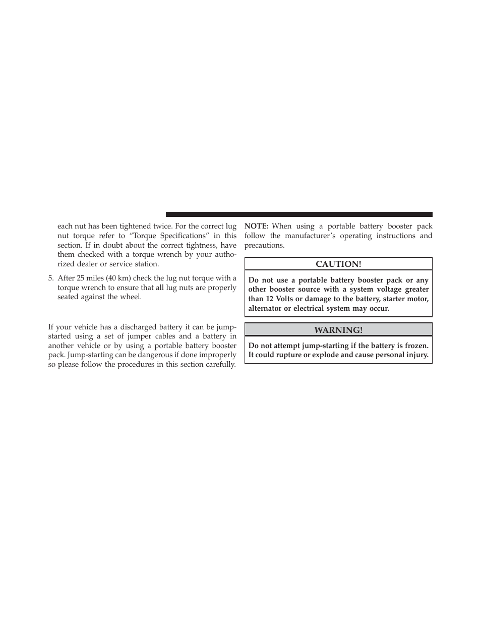 Jump-starting procedures | Jeep 2014 Wrangler - Owner Manual User Manual | Page 568 / 678