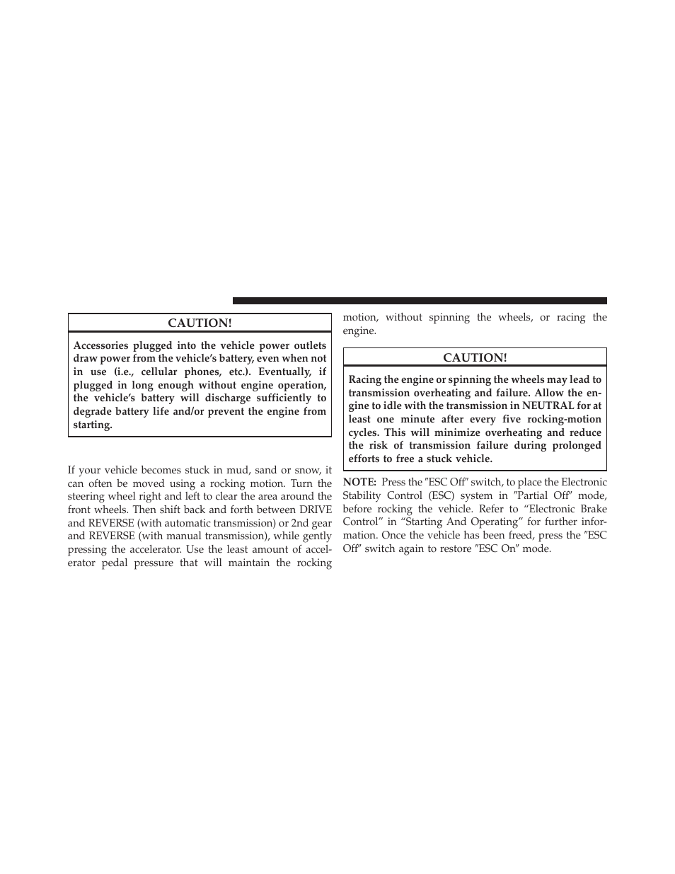 Freeing a stuck vehicle | Jeep 2014 Wrangler - Owner Manual User Manual | Page 572 / 678