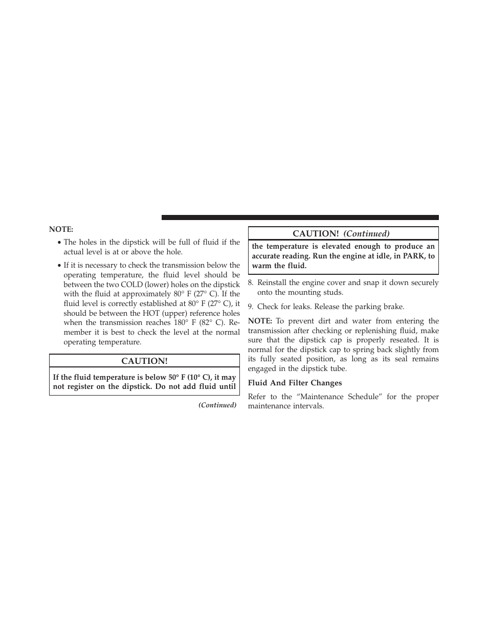 Fluid and filter changes | Jeep 2014 Wrangler - Owner Manual User Manual | Page 610 / 678