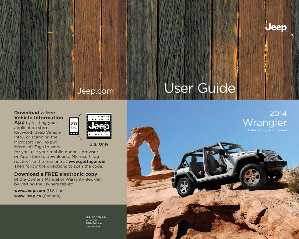 Jeep 2014 Wrangler - User Guide User Manual | 148 pages