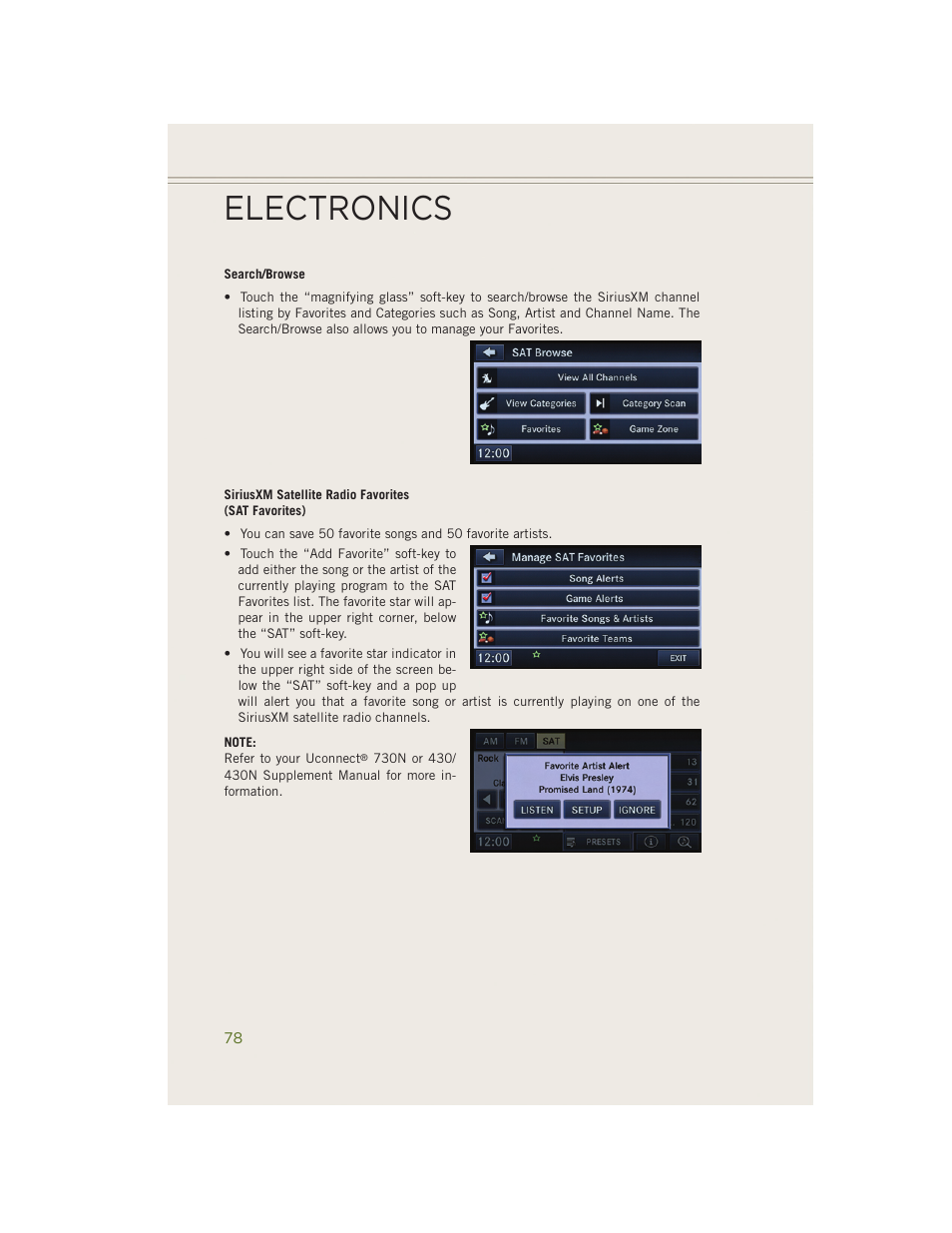 Electronics | Jeep 2014 Wrangler - User Guide User Manual | Page 80 / 148