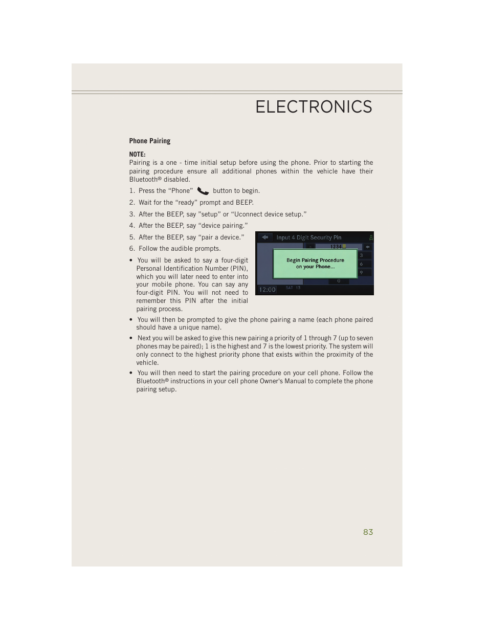 Electronics | Jeep 2014 Wrangler - User Guide User Manual | Page 85 / 148