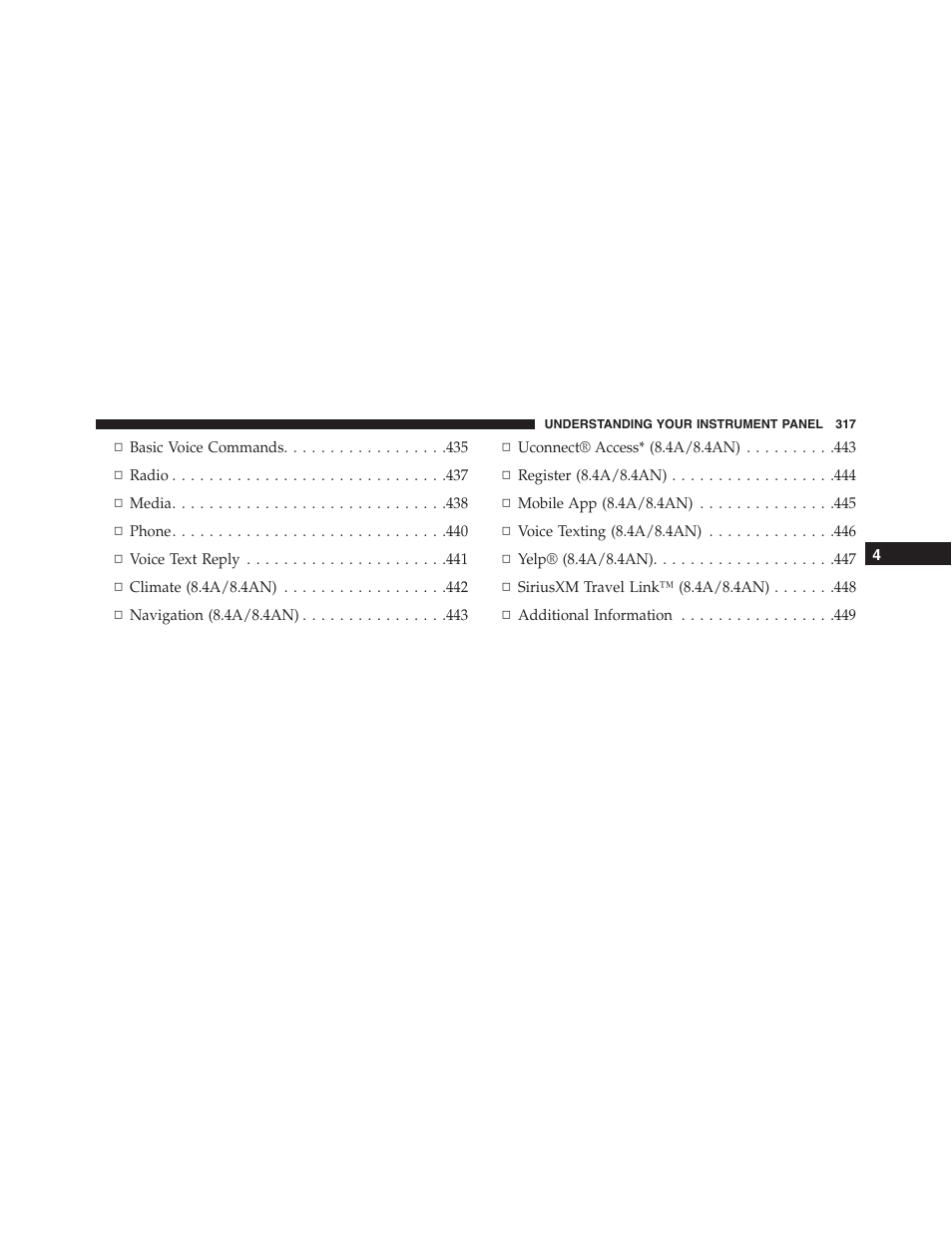 Jeep 2015 Cherokee - Owner Manual User Manual | Page 319 / 758