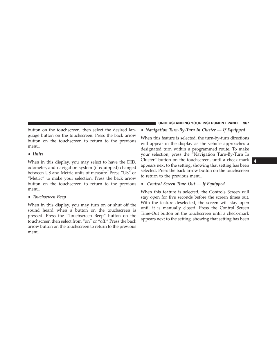 Jeep 2015 Cherokee - Owner Manual User Manual | Page 369 / 758