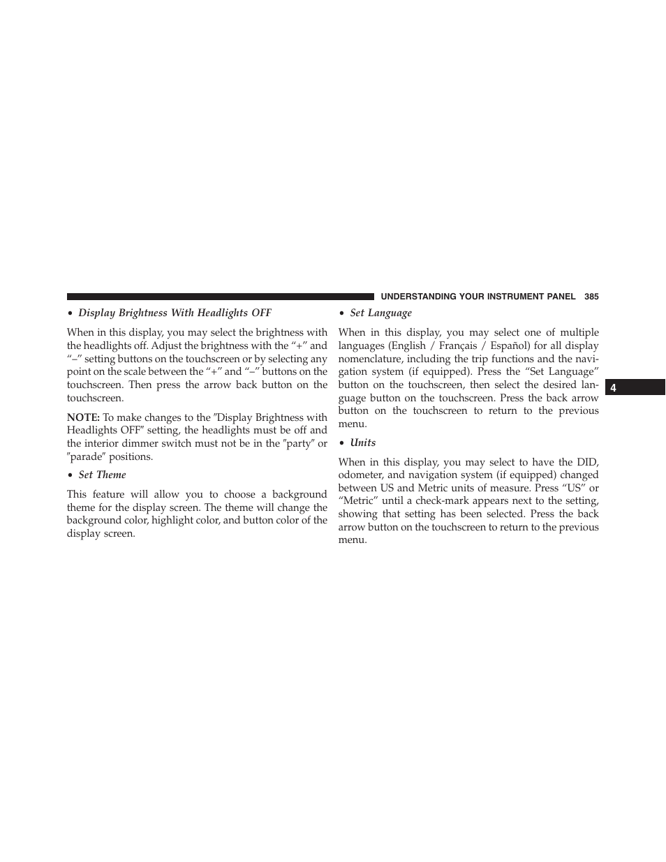 Jeep 2015 Cherokee - Owner Manual User Manual | Page 387 / 758