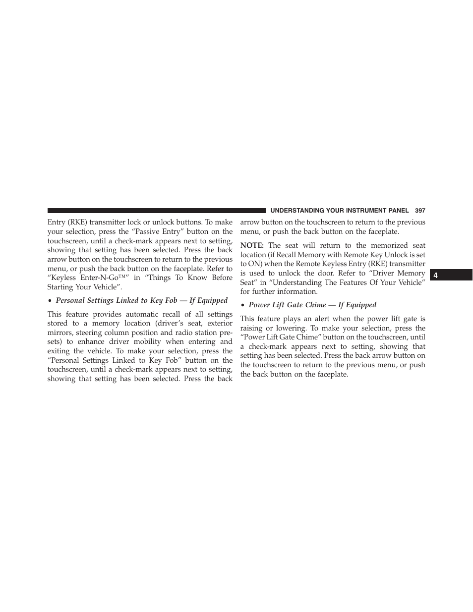 Jeep 2015 Cherokee - Owner Manual User Manual | Page 399 / 758
