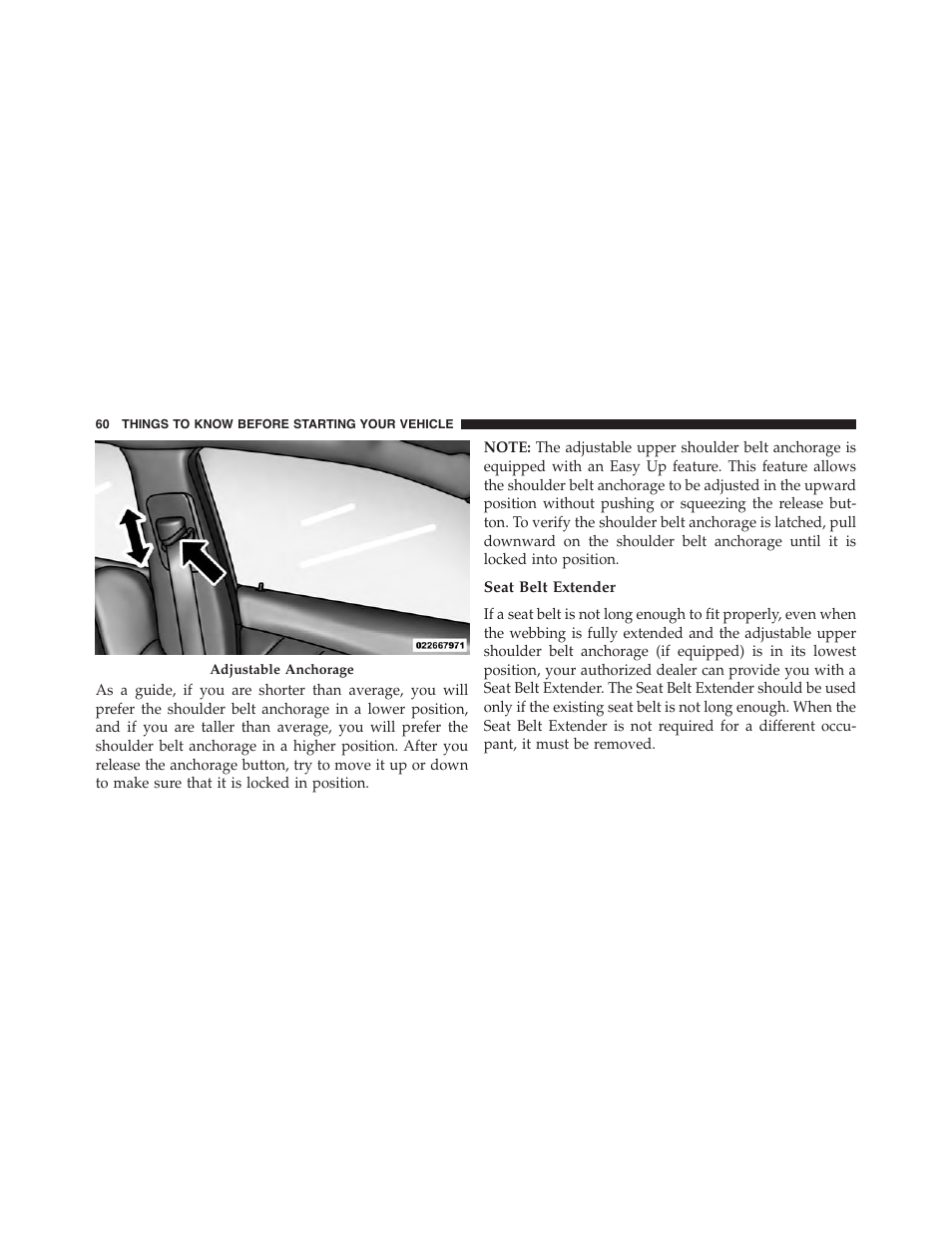 Seat belt extender | Jeep 2015 Cherokee - Owner Manual User Manual | Page 62 / 758