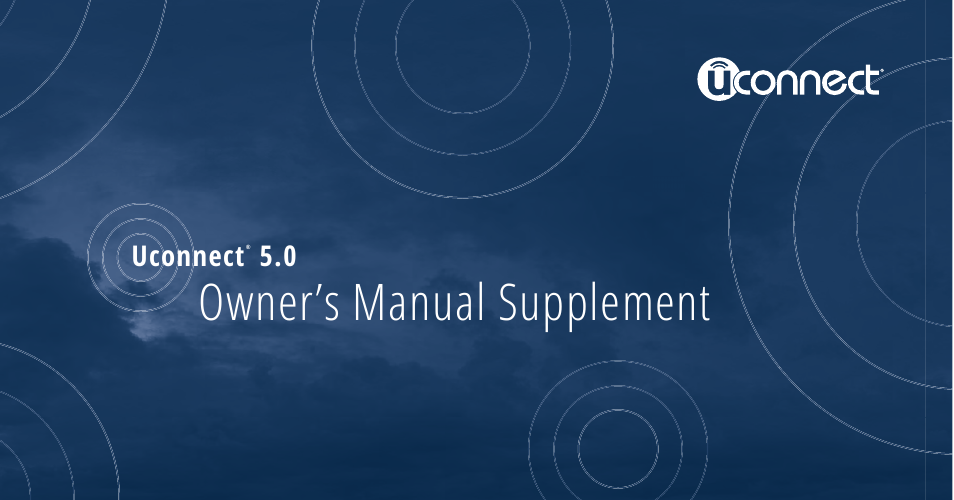 Chrysler uconnect 5.0 for Chrysler User Manual | 56 pages