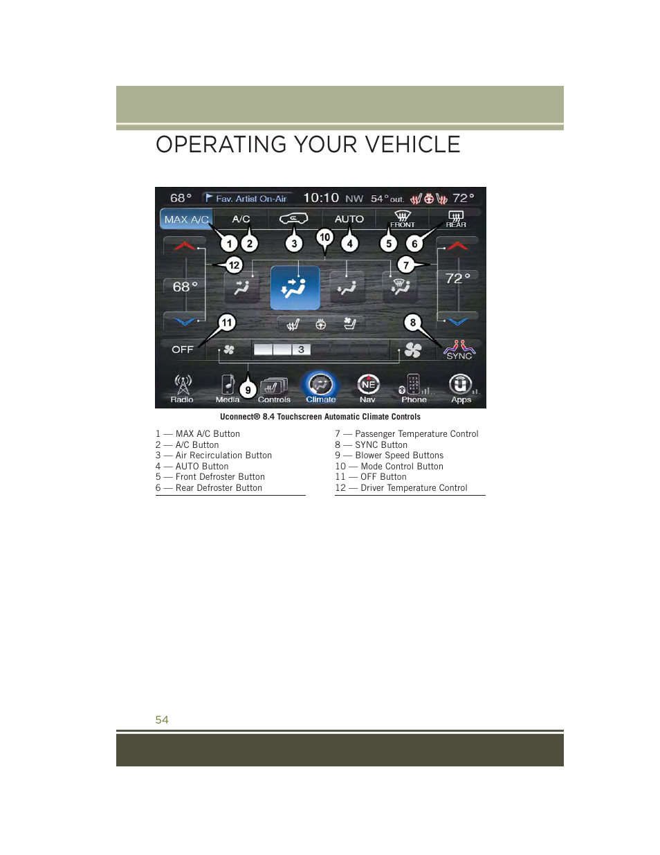 Operating your vehicle | Jeep 2015 Cherokee - User Guide User Manual | Page 56 / 244