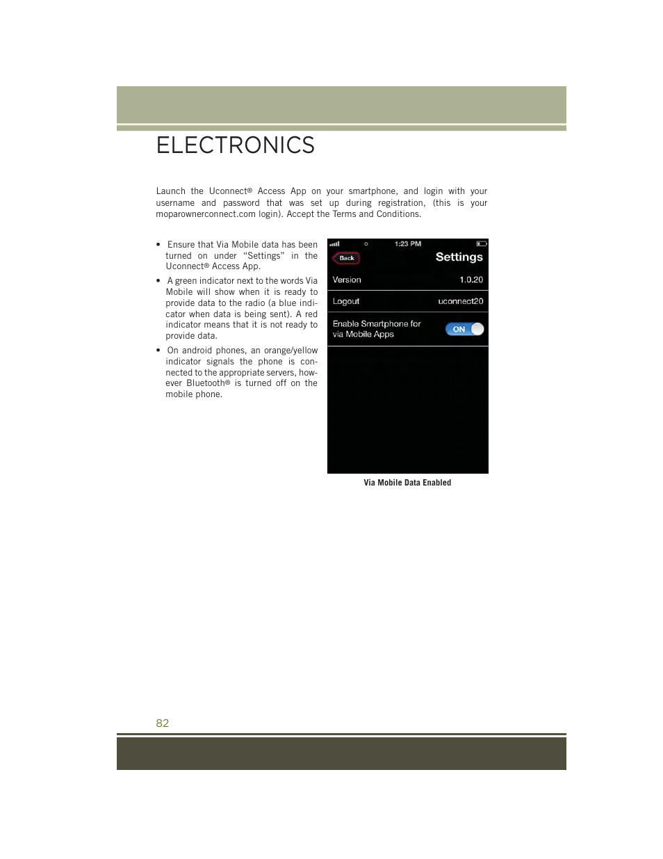 Electronics | Jeep 2015 Cherokee - User Guide User Manual | Page 84 / 244