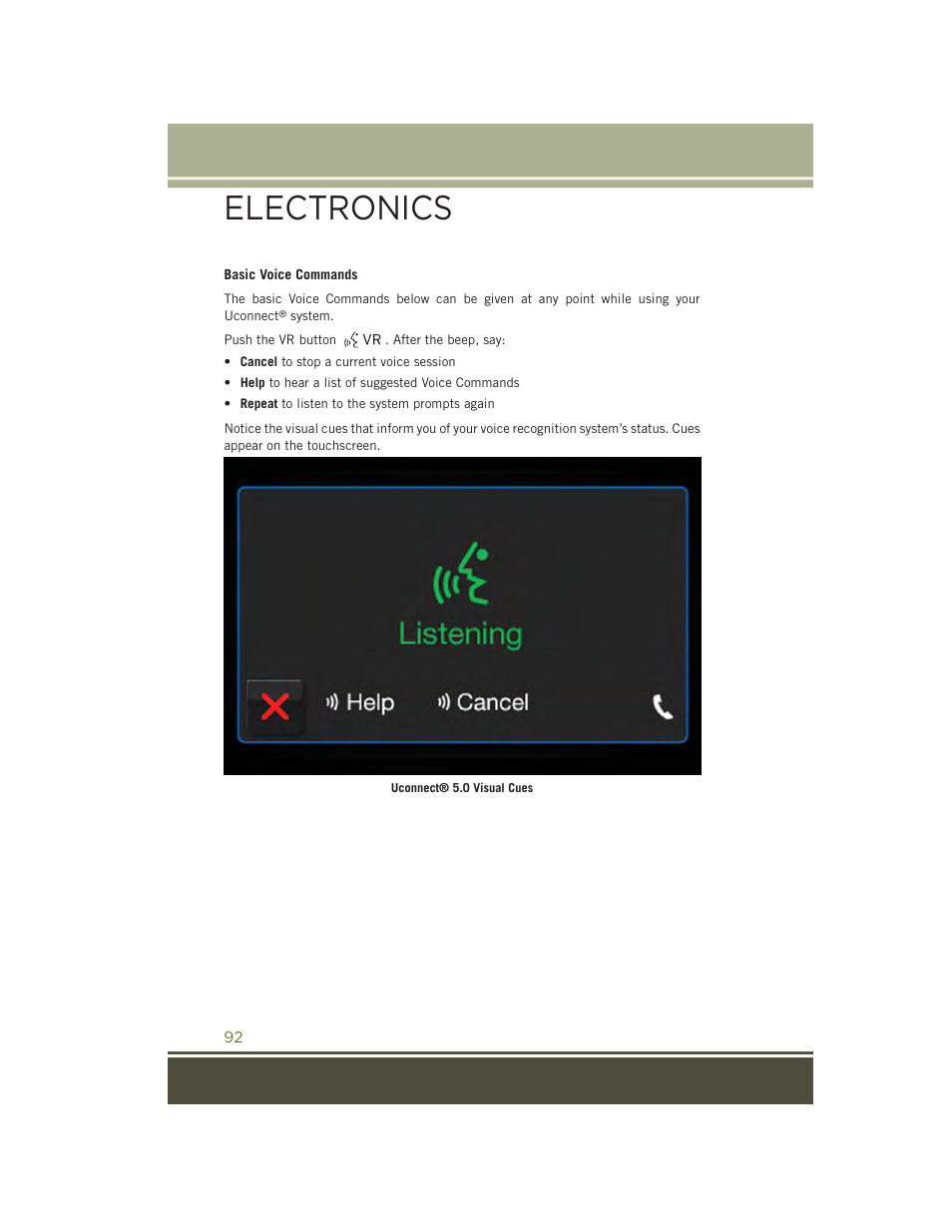 Electronics | Jeep 2015 Cherokee - User Guide User Manual | Page 94 / 244