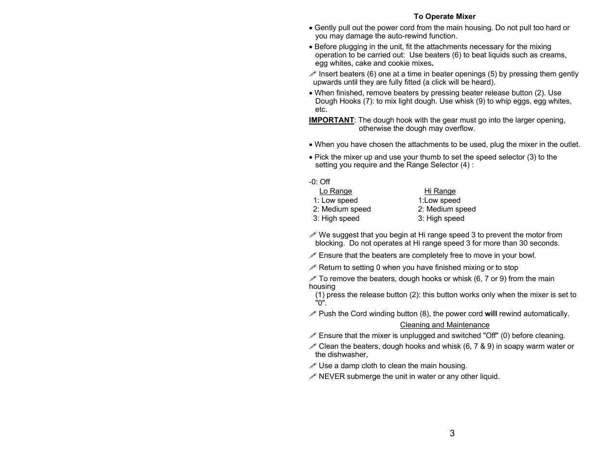 Bravetti EP565CH-NS User Manual | Page 5 / 6