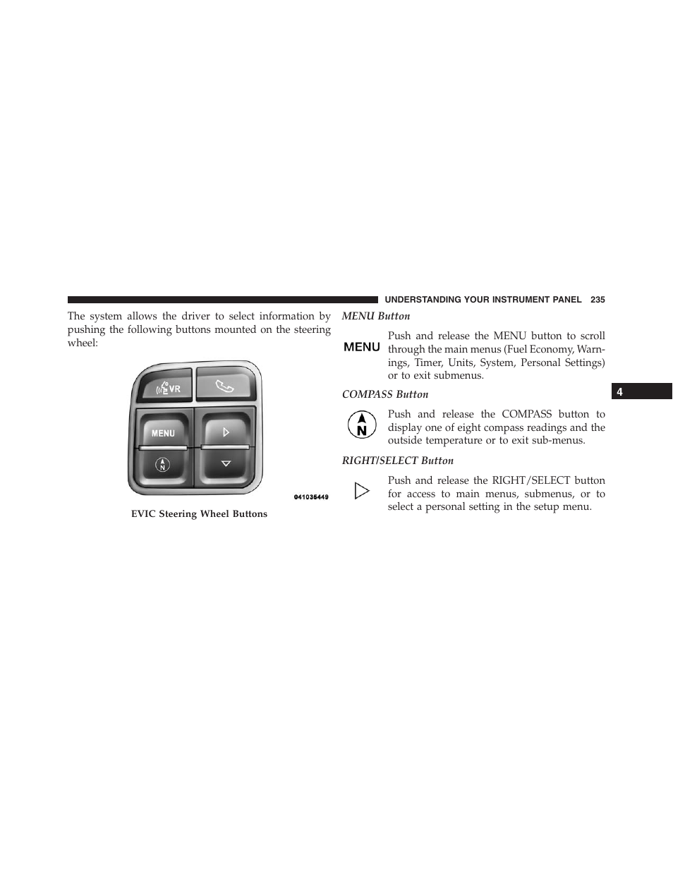 Jeep 2015 Compass - Owner Manual User Manual | Page 237 / 572