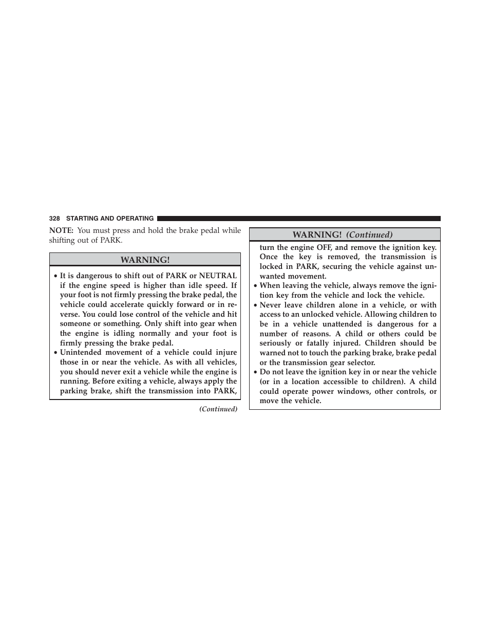 Jeep 2015 Compass - Owner Manual User Manual | Page 330 / 572
