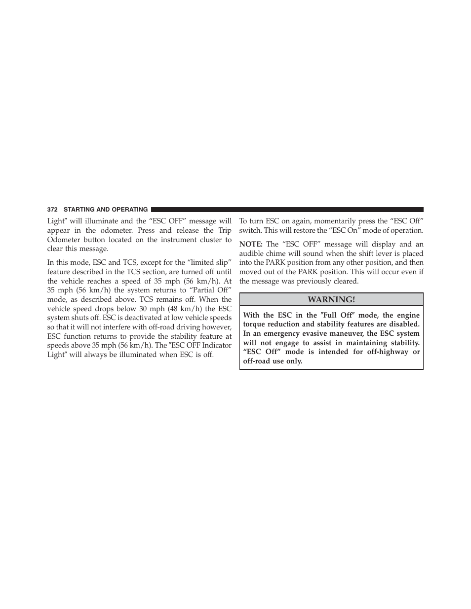 Jeep 2015 Compass - Owner Manual User Manual | Page 374 / 572