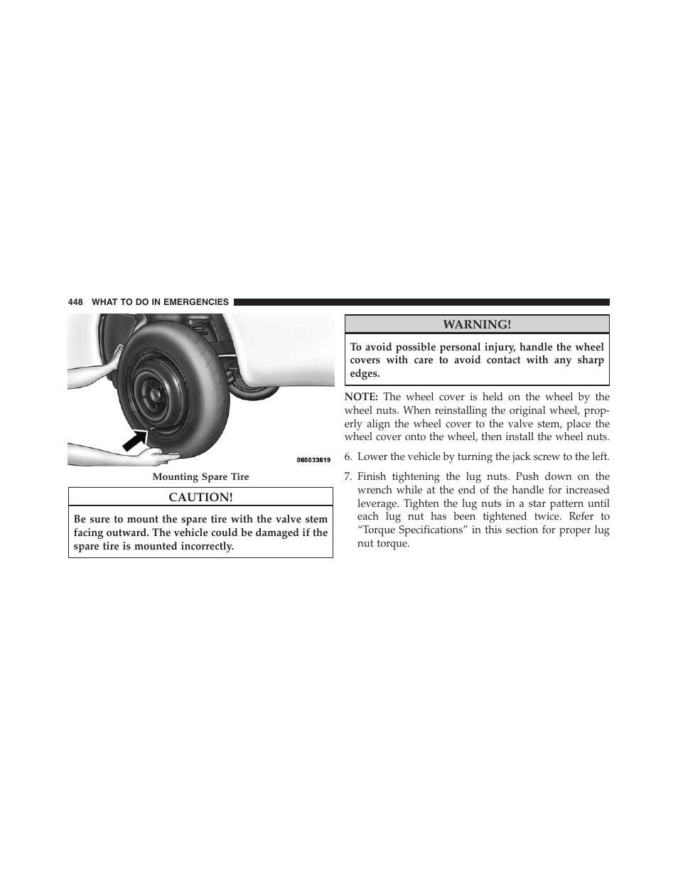 Jeep 2015 Compass - Owner Manual User Manual | Page 450 / 572
