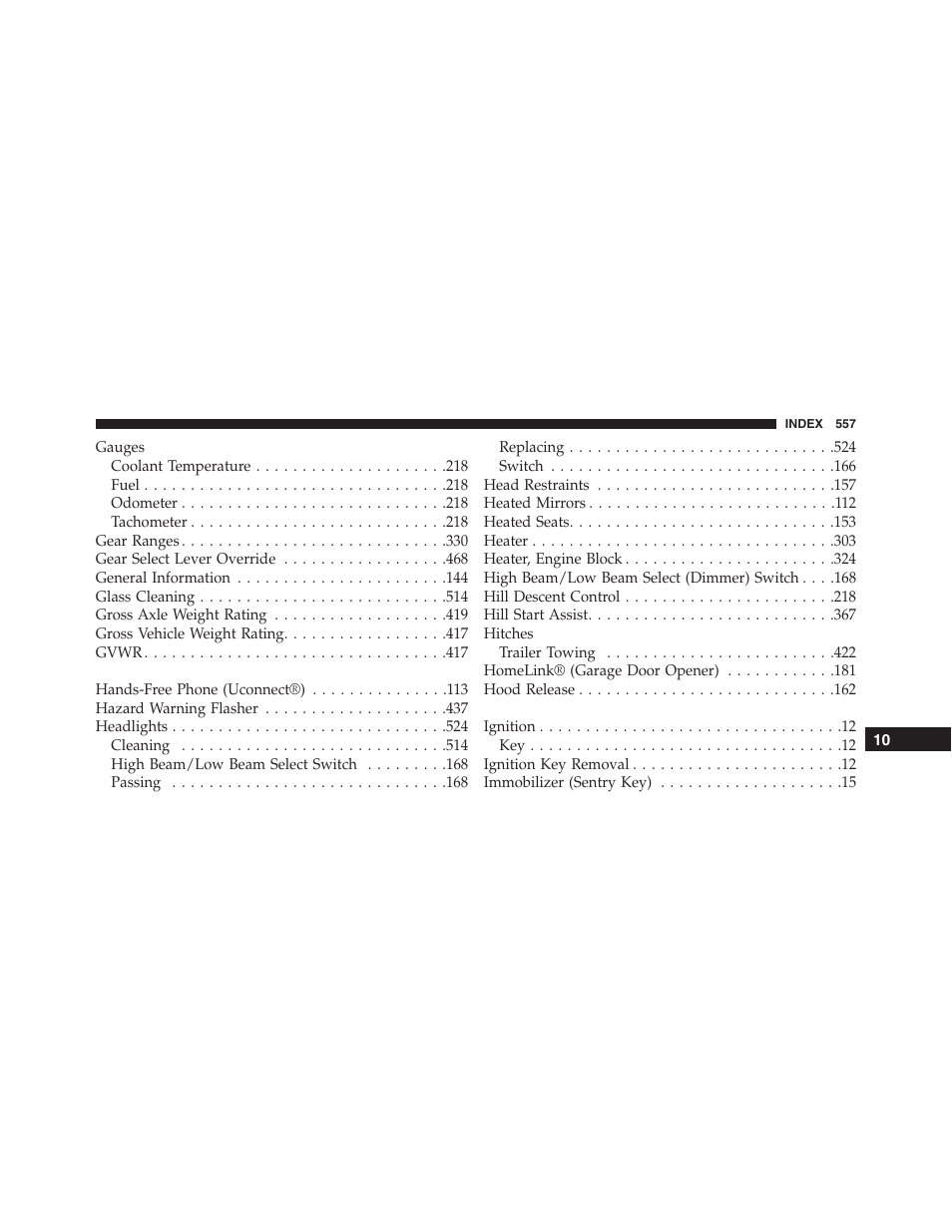 Jeep 2015 Compass - Owner Manual User Manual | Page 559 / 572