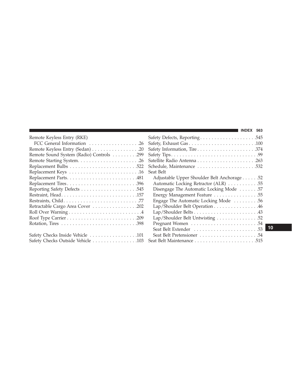 Jeep 2015 Compass - Owner Manual User Manual | Page 565 / 572