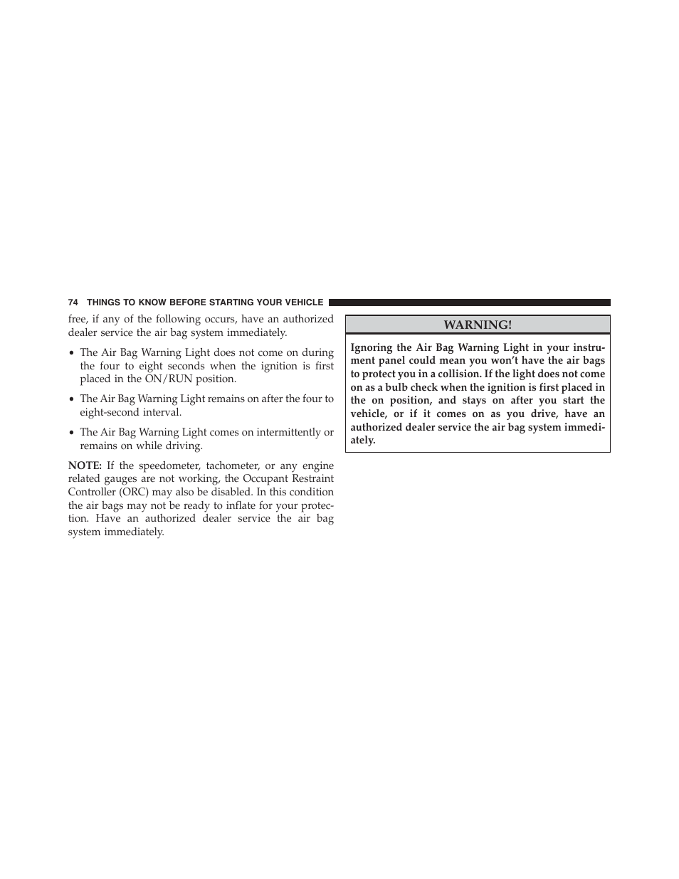 Jeep 2015 Compass - Owner Manual User Manual | Page 76 / 572
