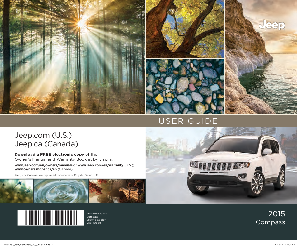 Jeep 2015 Compass - User Guide User Manual | 132 pages