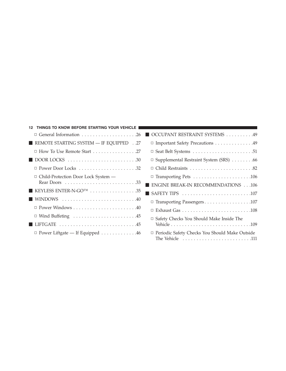 Jeep 2015 Grand Cherokee - Owner Manual User Manual | Page 14 / 709