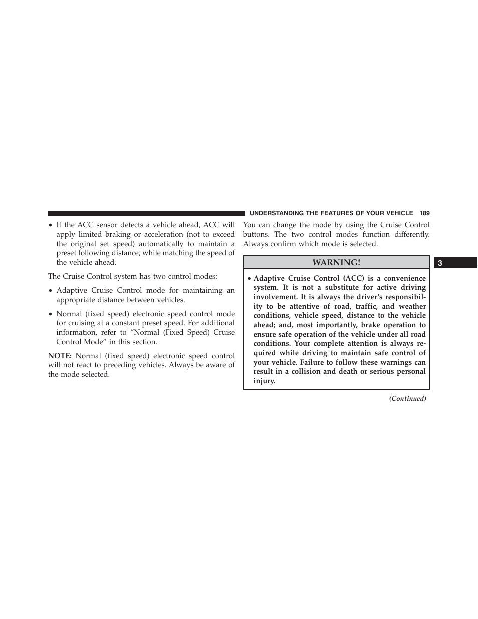 Jeep 2015 Grand Cherokee - Owner Manual User Manual | Page 191 / 709