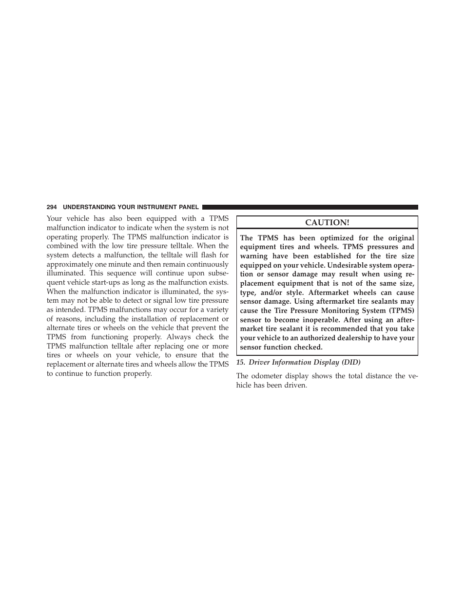 Jeep 2015 Grand Cherokee - Owner Manual User Manual | Page 296 / 709