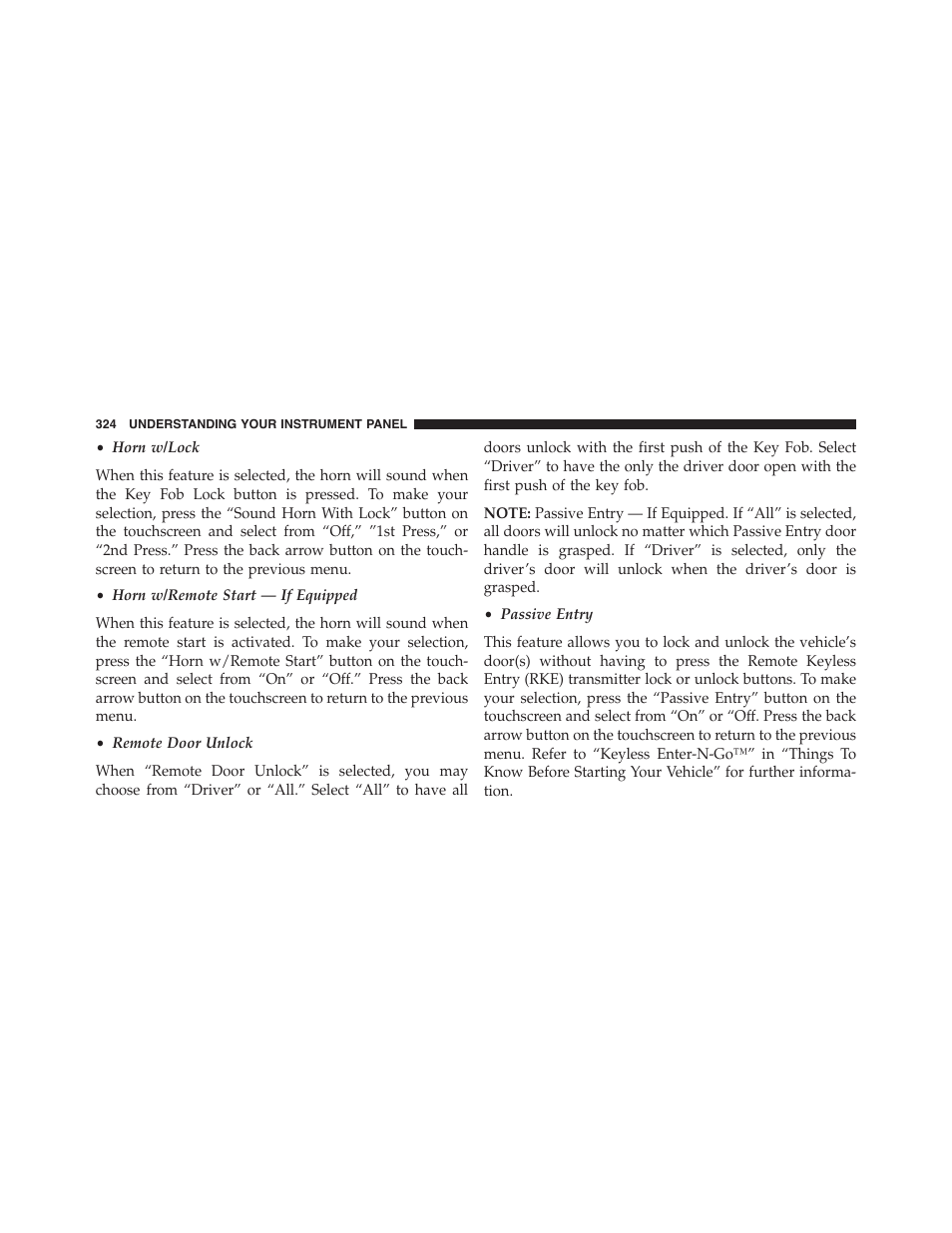Jeep 2015 Grand Cherokee - Owner Manual User Manual | Page 326 / 709
