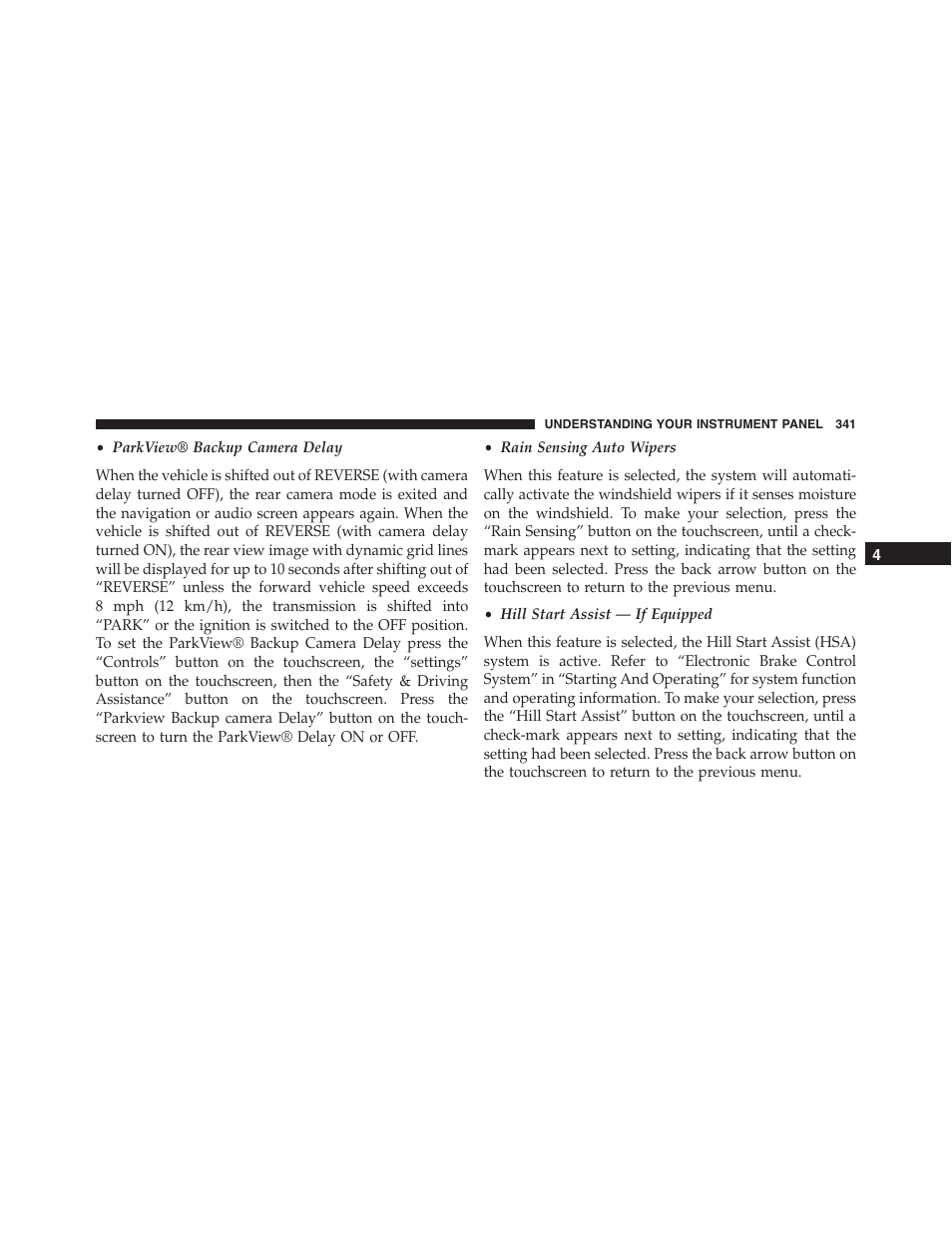 Jeep 2015 Grand Cherokee - Owner Manual User Manual | Page 343 / 709