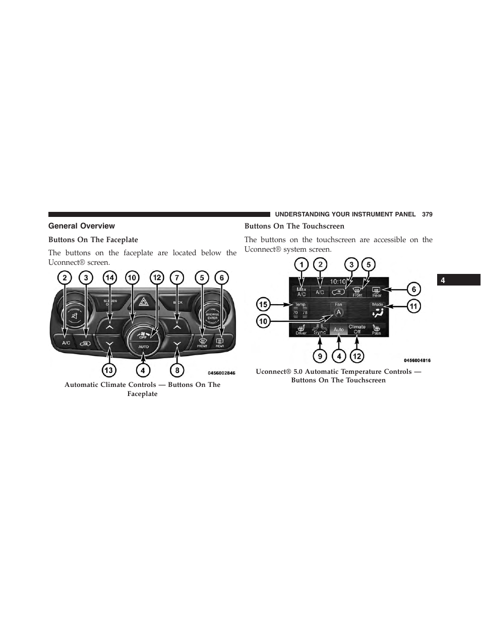 General overview | Jeep 2015 Grand Cherokee - Owner Manual User Manual | Page 381 / 709