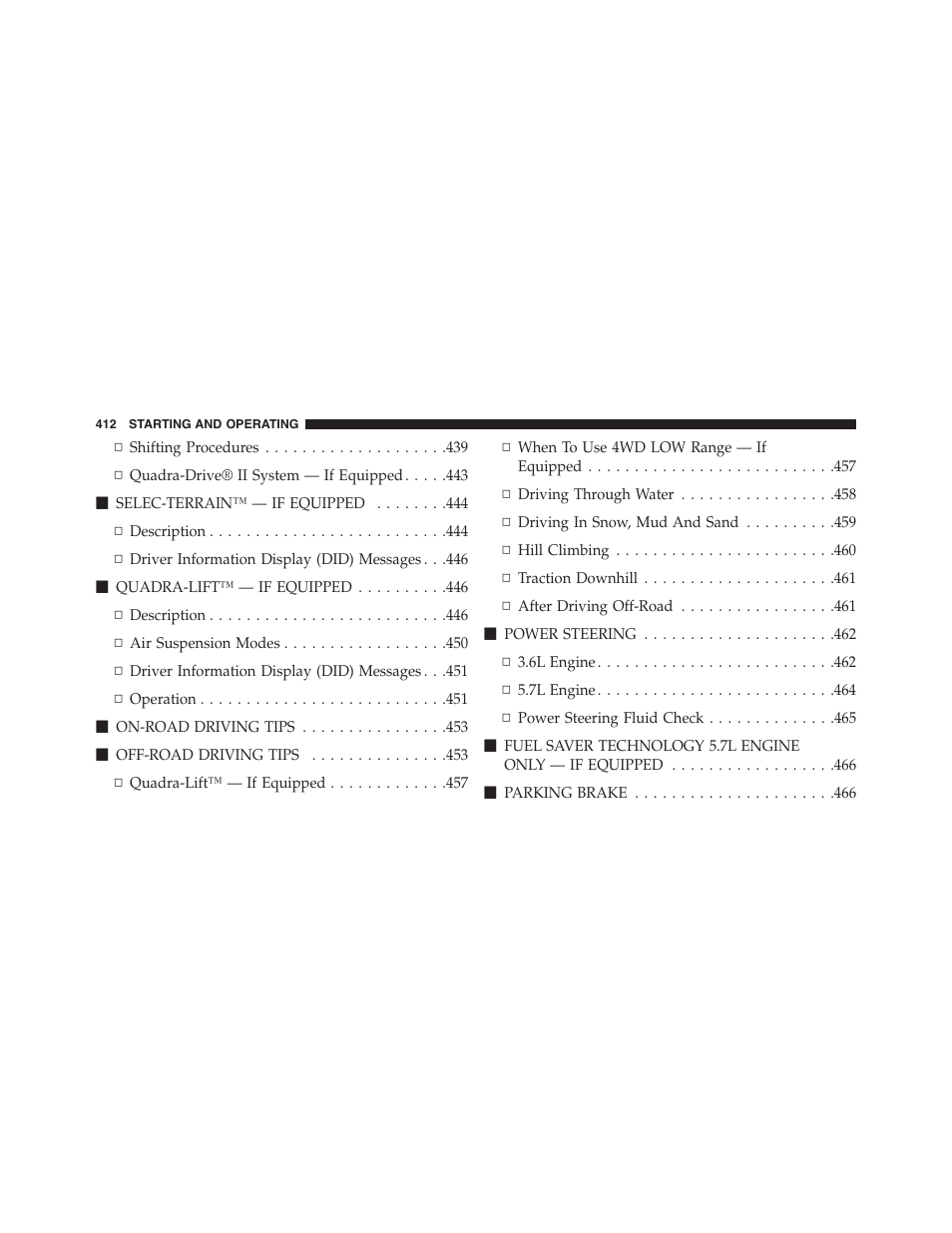 Jeep 2015 Grand Cherokee - Owner Manual User Manual | Page 414 / 709