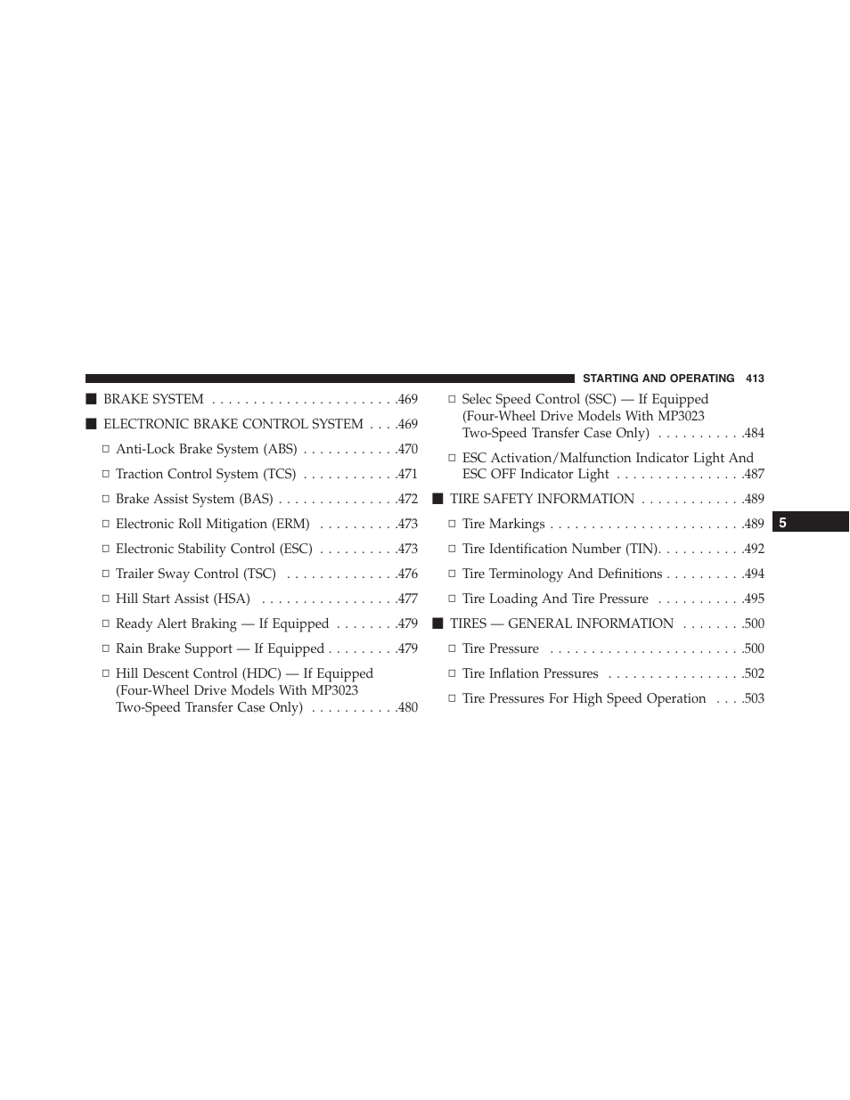 Jeep 2015 Grand Cherokee - Owner Manual User Manual | Page 415 / 709