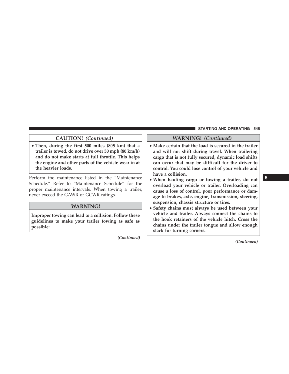Jeep 2015 Grand Cherokee - Owner Manual User Manual | Page 547 / 709