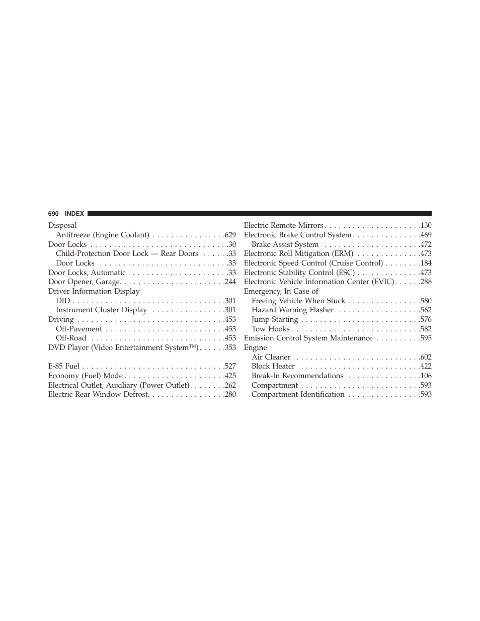 Jeep 2015 Grand Cherokee - Owner Manual User Manual | Page 692 / 709