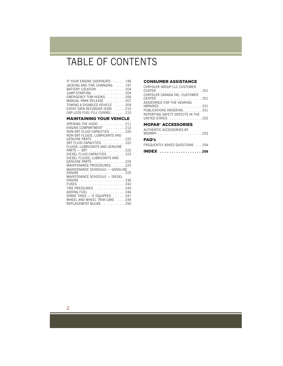 Jeep 2015 Grand Cherokee SRT - User Guide User Manual | Page 4 / 268