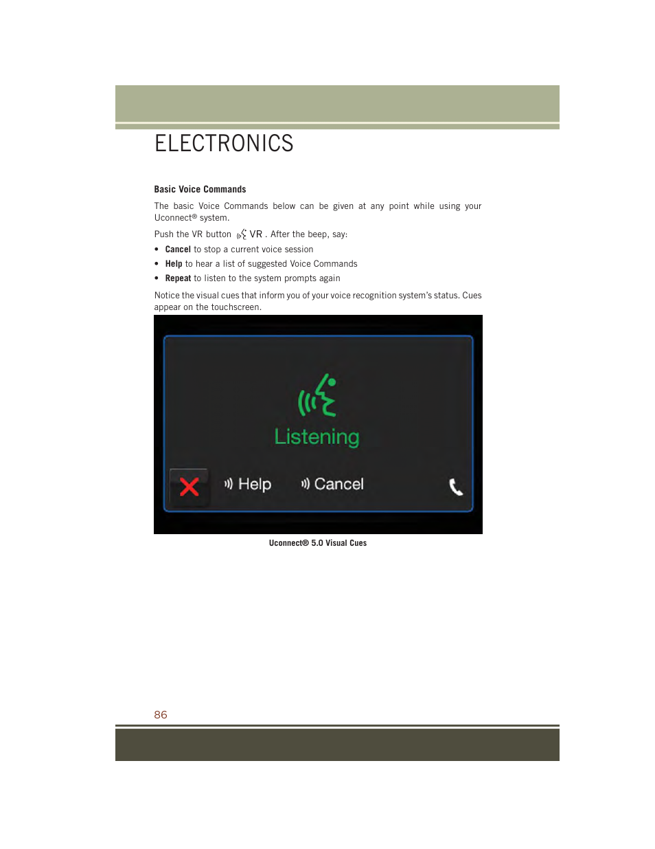 Electronics | Jeep 2015 Grand Cherokee SRT - User Guide User Manual | Page 88 / 268