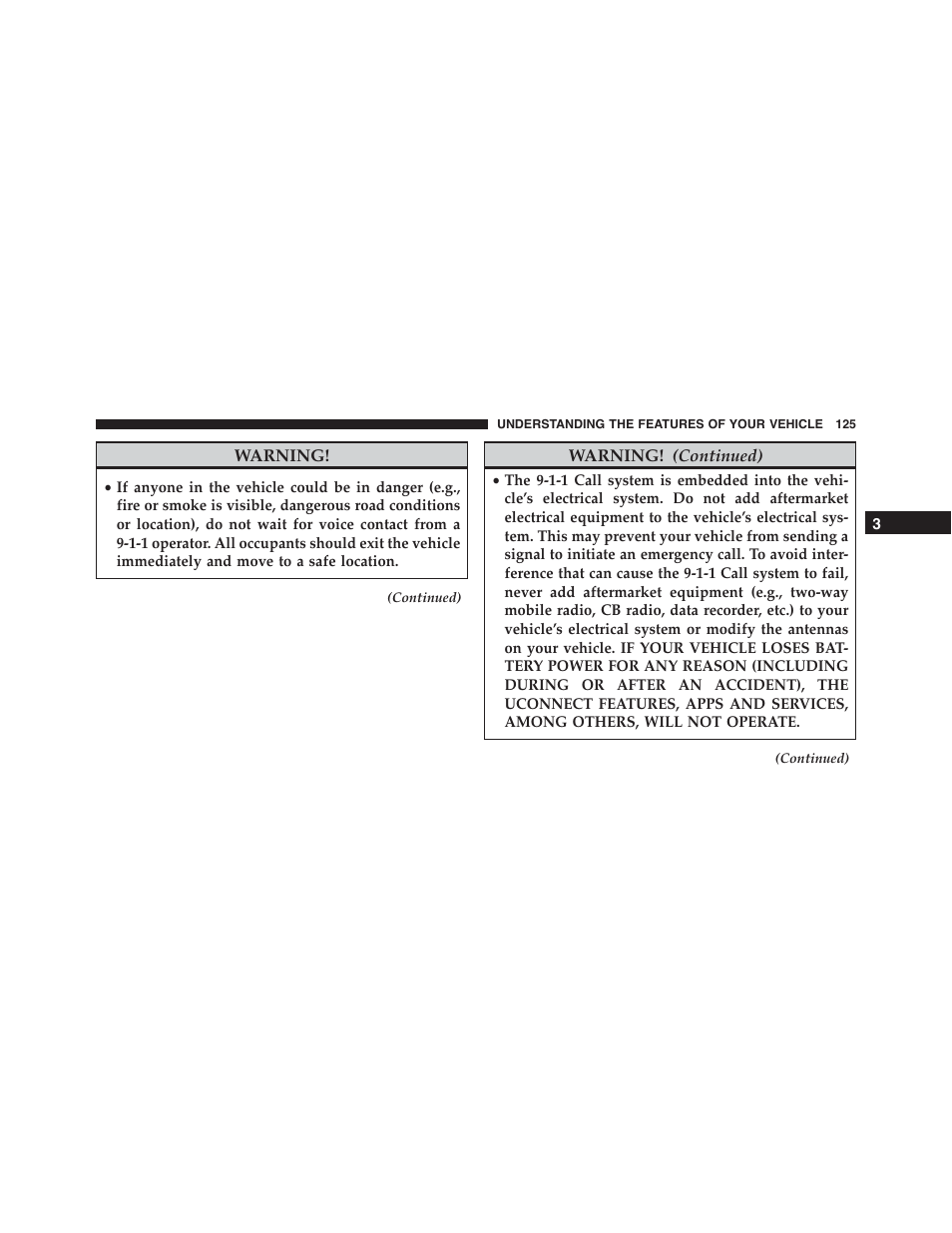 Jeep 2015 Grand Cherokee SRT - Owner Manual User Manual | Page 127 / 638