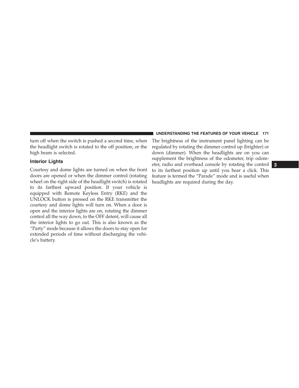 Interior lights | Jeep 2015 Grand Cherokee SRT - Owner Manual User Manual | Page 173 / 638