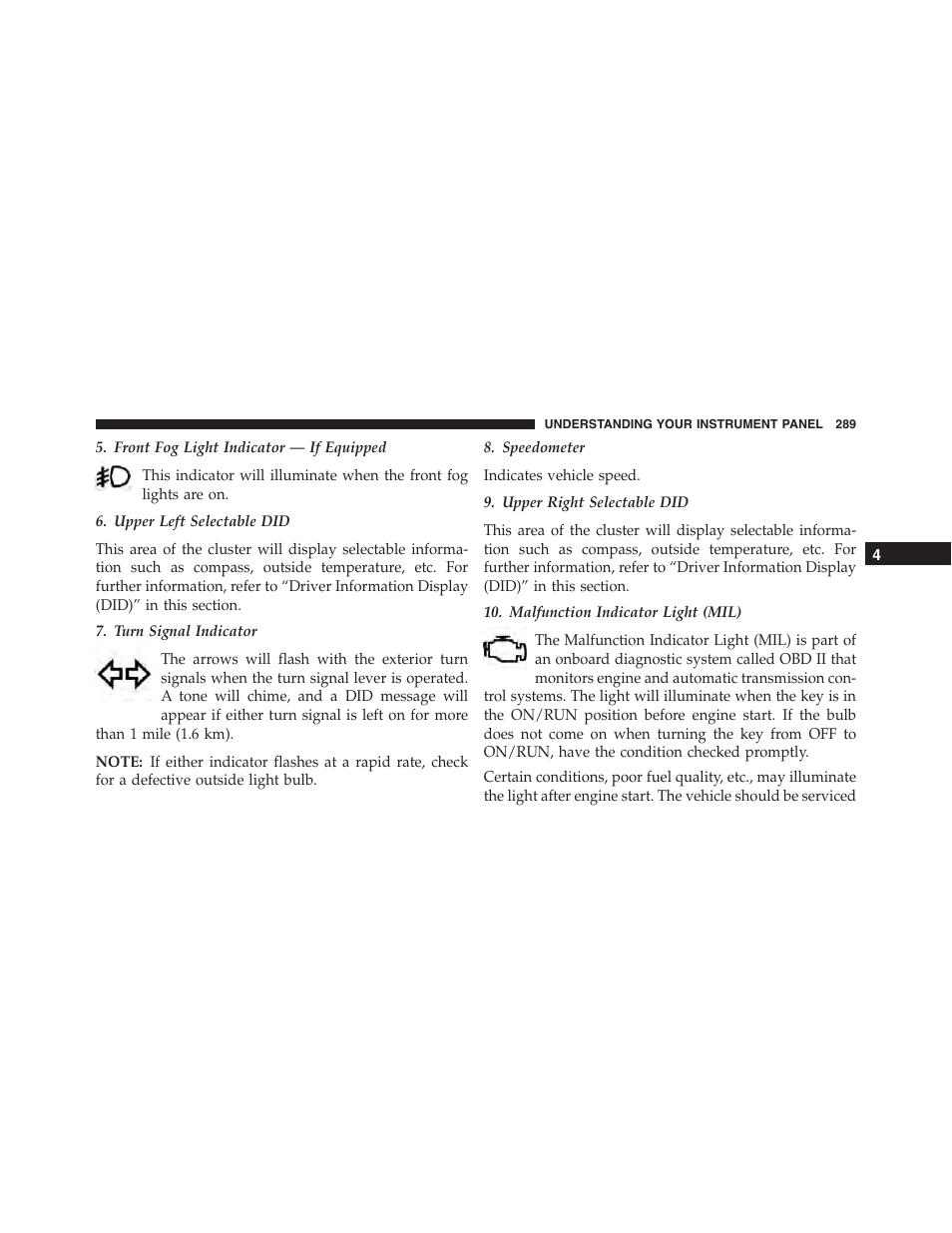 Jeep 2015 Grand Cherokee SRT - Owner Manual User Manual | Page 291 / 638
