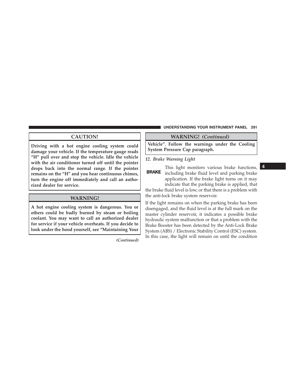 Jeep 2015 Grand Cherokee SRT - Owner Manual User Manual | Page 293 / 638