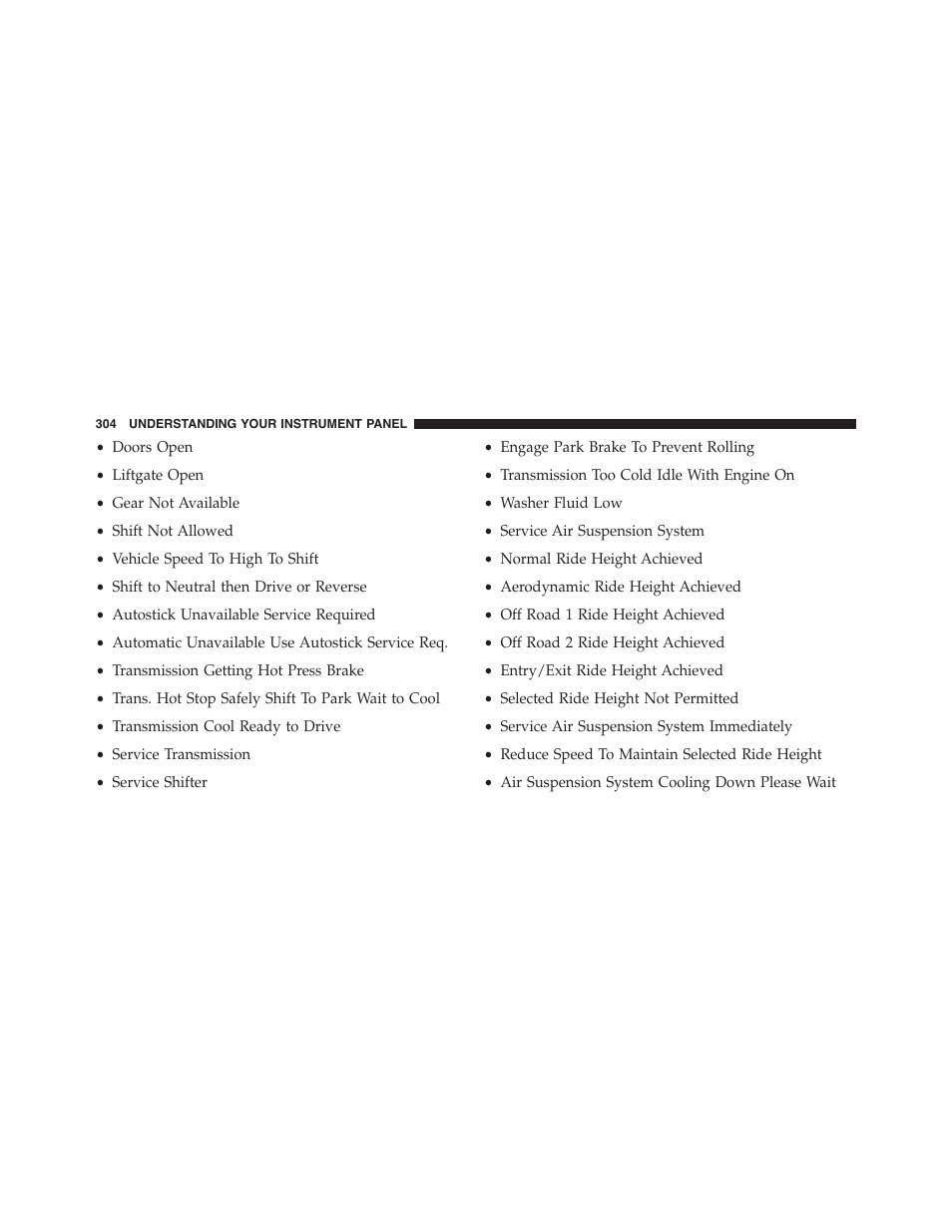 Jeep 2015 Grand Cherokee SRT - Owner Manual User Manual | Page 306 / 638
