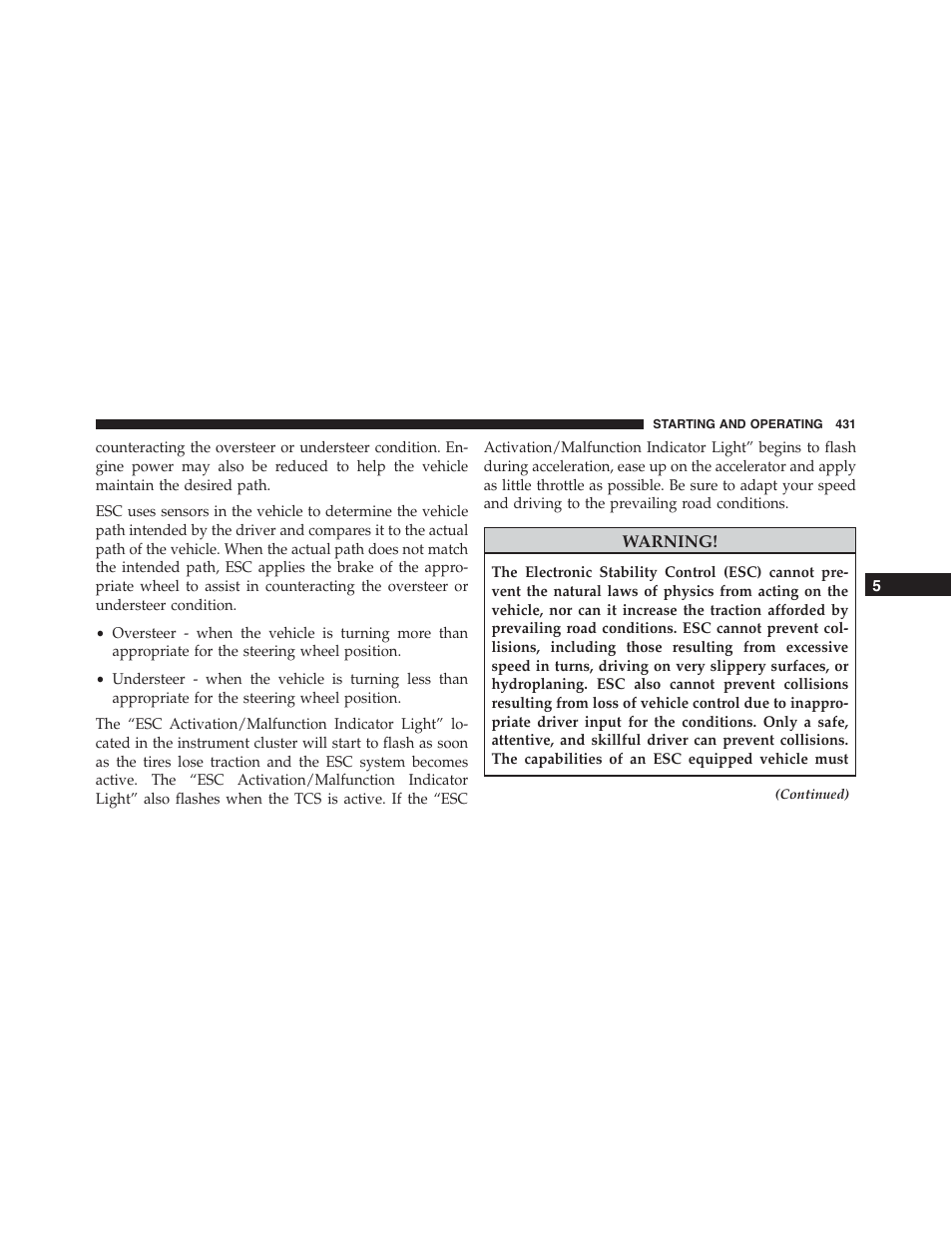 Jeep 2015 Grand Cherokee SRT - Owner Manual User Manual | Page 433 / 638