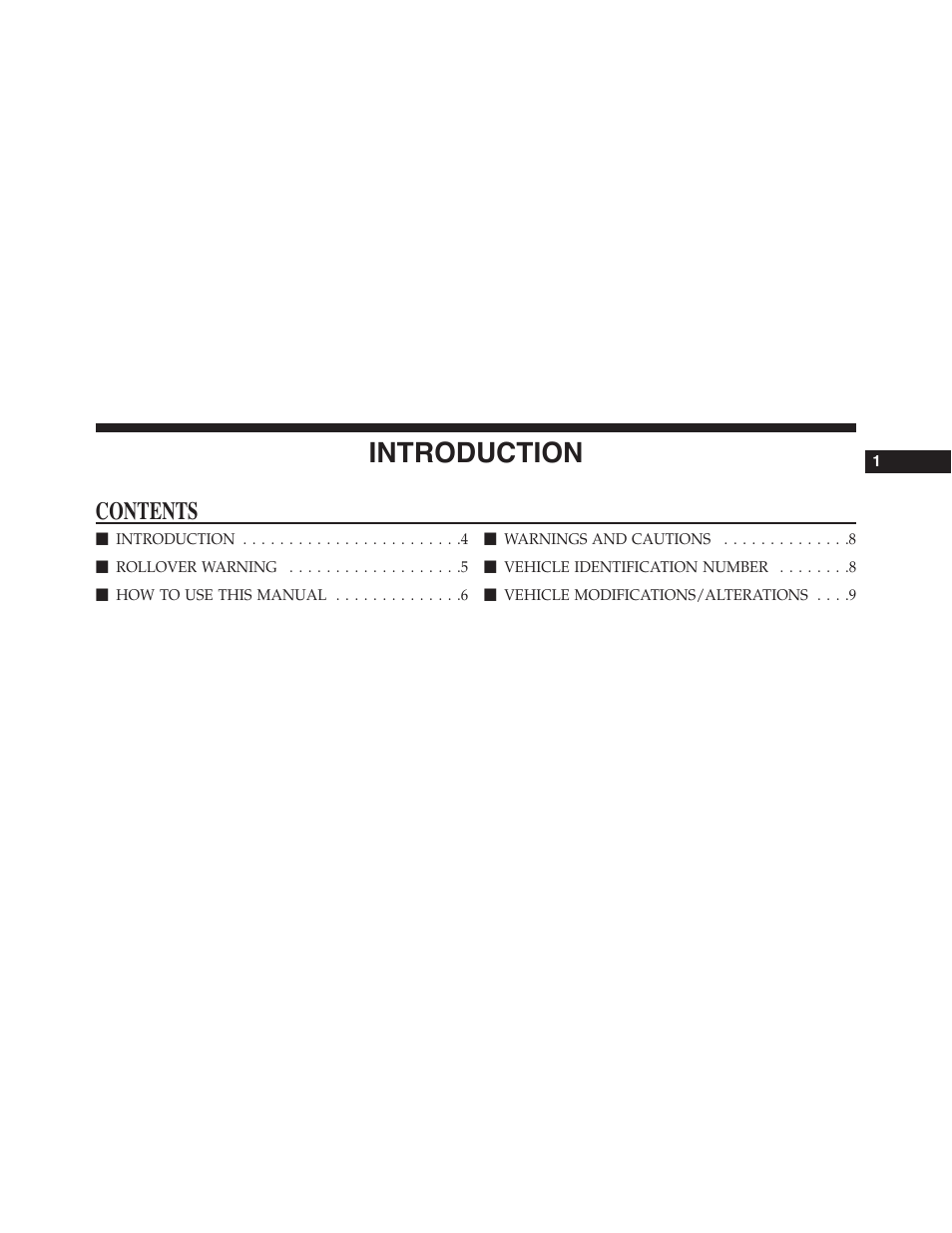 Jeep 2015 Grand Cherokee SRT - Owner Manual User Manual | Page 5 / 638