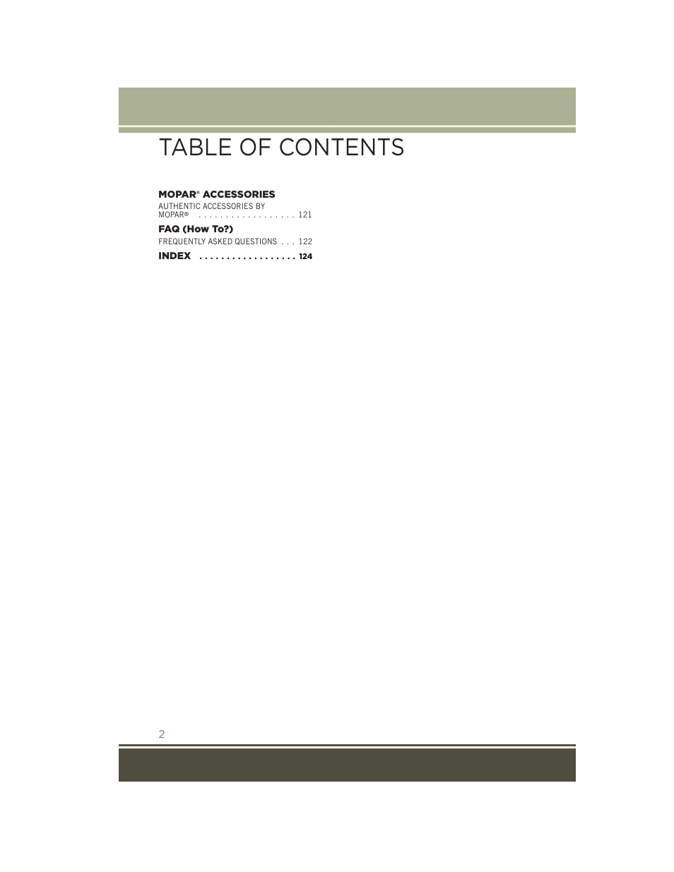Jeep 2015 Patriot - User Guide User Manual | Page 4 / 132