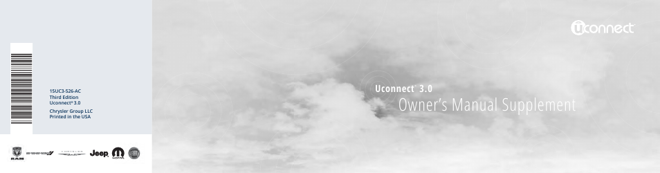 Ram Trucks uconnect 3.0 for Chrysler User Manual | 25 pages