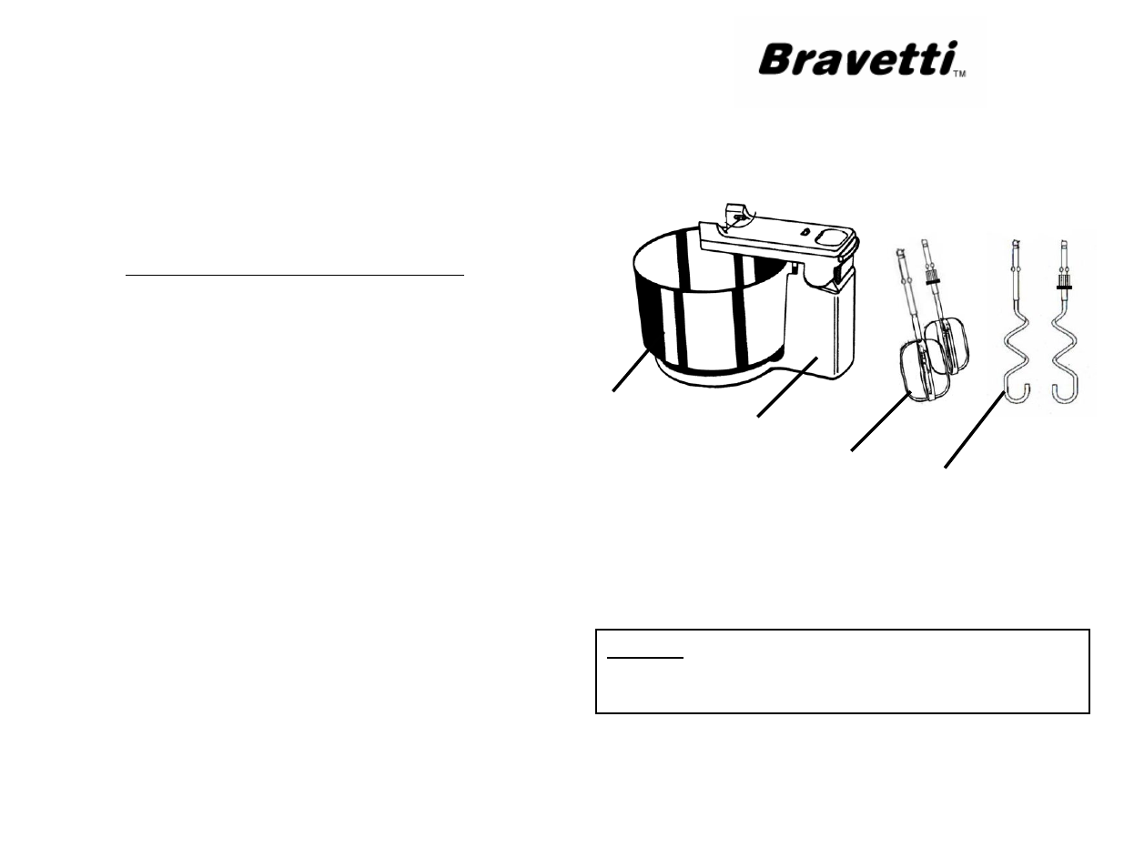 Save these instructions, Important safeguards, Important notice | Main components model ep545xx | Bravetti EP545XX User Manual | Page 2 / 4